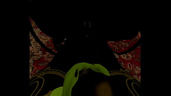 Preview 4 of Netek Sama Abg - futa anubis mommy getting their yordles off (vr edition)