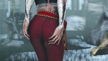Preview 4 of Madura Portugal - DBD Legion Julie shaking her huge and delicious butt