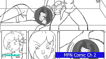 Preview 2 of Inden Modl Saneya Foking - Sketch | First part | My favorite nanny Still with me Chapter 2 | Caricanima Studio