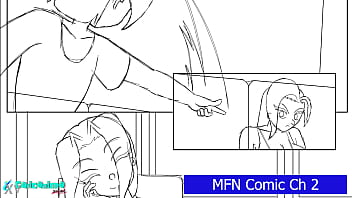 Preview 3 of Inden Modl Saneya Foking - Sketch | First part | My favorite nanny Still with me Chapter 2 | Caricanima Studio