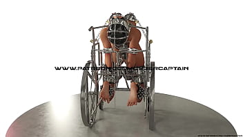 Preview 2 of Deepika Padum - Trapped in Wheelchair Hardcore 3D BDSM Animation