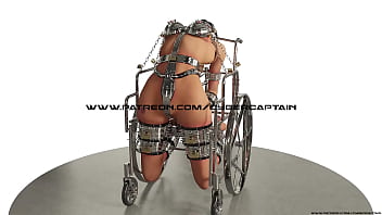 Preview 4 of Deepika Padum - Trapped in Wheelchair Hardcore 3D BDSM Animation