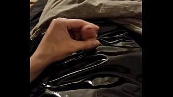 Preview 3 of Bhala Love You - Sissy Latex wank and cumplay