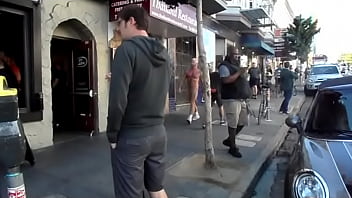 Preview 2 of Modern Combat Versus - Nude in the street with public on daylight