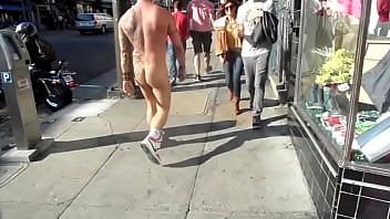 Preview 3 of Modern Combat Versus - Nude in the street with public on daylight