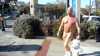 Preview 4 of Modern Combat Versus - Nude in the street with public on daylight