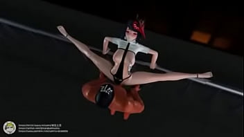 Preview 3 of 4k Uhd Lesbian Teen - mmd genshin