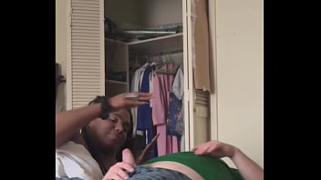 Preview 1 of Asian Nympho Riding - Amateur Homemade Ebony March Madness