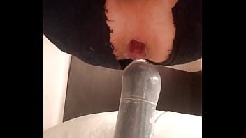 Preview 3 of Bf Videos Boys And Boys - I cut a hole and fucked myself until I prolapsed