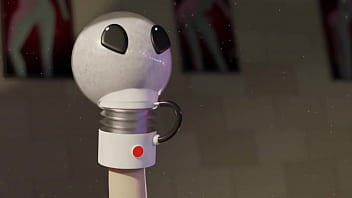 Preview 1 of Inden Xxx Bf - Slinkie robot sucks off big dick (Loop)