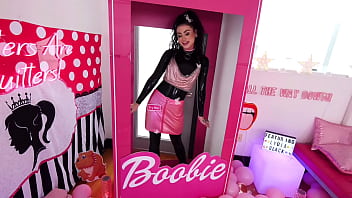 Preview 1 of Brice Julia Ana - Latex Barbie with Rubber Holes