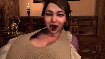 Preview 1 of Black Girl Dad - Fucking a Hot Asian MILF Maid in the ass after she blows him off | 3D Porn