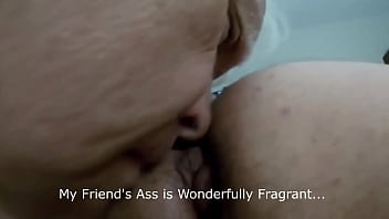 Preview 1 of Xxxonly Girl - Polio Amputee Eats Ass and Sucks Balls of Friend for 20 Minutes,  Then Gets Load of Cum in His Mouth