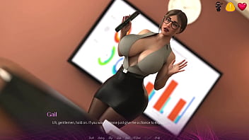 Preview 3 of Digs Sex - THE OFFICE - Sex Scene #15 - 3d hentai,  Animation,  Porn games,  Adult games,  3d game