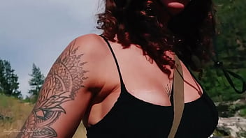 Preview 1 of N Xz - Into the Wild. Hotsprings. Naked Vlog