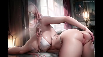 Preview 4 of Hindi Chandan And Suman Sexy - Sexy Anime Girls With Bikini Showing Ass and Pussy (with pussy masturbation ASMR sound!) Uncensored Hentai