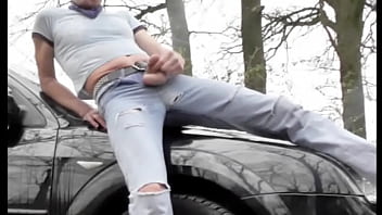 Preview 4 of Mom Teen Age Son - Auf der Motorhaube angepisst
