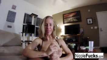 Preview 2 of India Aroute - Sexy Home movie of Nicole Aniston giving a POV Blow Job