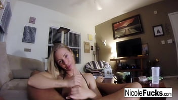 Preview 3 of India Aroute - Sexy Home movie of Nicole Aniston giving a POV Blow Job