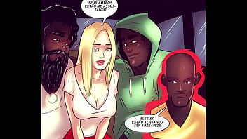 Preview 2 of Spit Out Shit - Neighborhood Whore - Ela disse que Aguenta 4 Negros Dotados - Parte 1