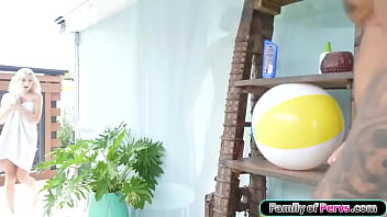 Preview 1 of Sunny Leone Hot Nudes Sex Videos - Familyofpervs.com - Stepbrother fucks stepsister as she licks pussy