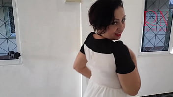 Preview 2 of Phim Sex Xxtv Com - Striptease on high heels in empty house. Naked Regina Noir shows her tits and pussy CAM 2