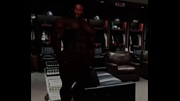 Preview 3 of Clothes Fat - stunning hunk james harrison caught naked in locker room