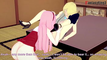 Preview 1 of Bangla Girls Sax - Sakura y Tsunade blowjob POV | Naruto | free