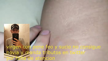 Preview 2 of MahAsiswa - virgen con pene feo y sucio no consigue novia y manda tributos en twitter por falta de atencion