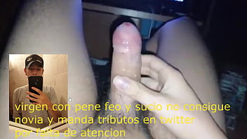 Preview 4 of MahAsiswa - virgen con pene feo y sucio no consigue novia y manda tributos en twitter por falta de atencion