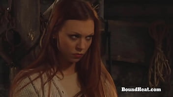Preview 1 of Xnxxvidoes Download - Busty Big Boobs Lesbian Slave Moans During Fingering With Mistress