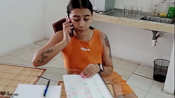 Preview 1 of Xxx Sekhi Vidiyo - Me grabo masturb&aacute_ndome! Por poco mi madrastra me descubre