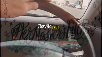 Preview 1 of Hate Cum L - NZ MILF slut sucks her Master&#039_s cock while he drives the car