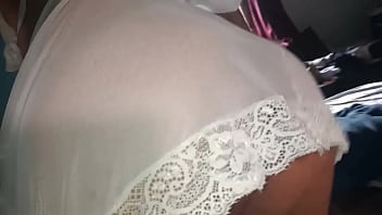 Preview 1 of Young Girl Chaines - Corno manso lambe sal