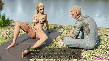 Preview 1 of Jaja Vankova - Perseverance - fucking with big cock farmer - 3D game,  HD porn,  1080p