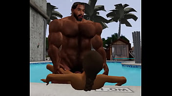 Preview 1 of Desi Fate Gand - hunky chris chester fucks randome wife at pool party