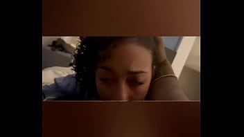 Preview 2 of Fat Woman Long Cocks - Baddie eating dick from kik