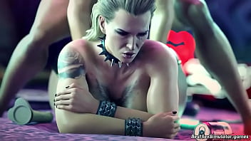 Preview 2 of Stella Cruella Mistress - Cyberpunk futanari sex compilation Part 1