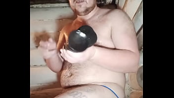 Preview 3 of Big Cock Pian Full Sex - Russian gay rides a HUGE black cock! His anal begs for mercy!