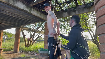 Preview 1 of Legal Dp - Fucking on the public park with people watching