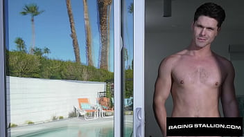 Preview 1 of Mia Khalifa New Hot Xxx Video - Hunk Devin Franco Fucked By Hot Sunbathing Stranger&#039_s Meat - Alex Ink - RagingStallion