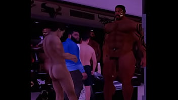 Preview 2 of Kunyonya Mkundu - teammate sucks off duane brown after game