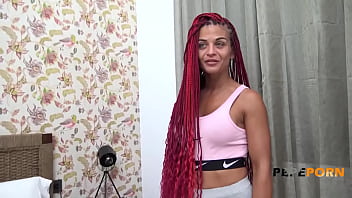 Preview 1 of Latina Handjobs - Natali wants a piece of BLACK COCK: This black guy is gonna give it to her!