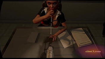 Preview 3 of Father A Daughter Sex - Citor3 3D VR Game blonde latex nurse sucks cum through urethra probe