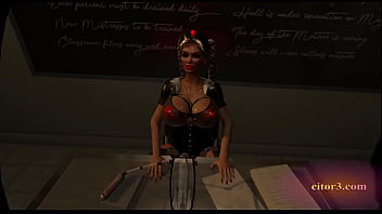 Preview 1 of Father A Daughter Sex - Citor3 3D VR Game blonde latex nurse sucks cum through urethra probe