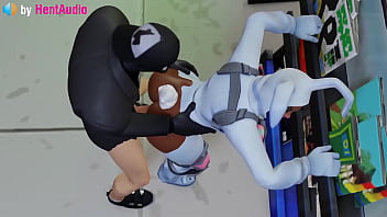 Preview 3 of Mom Bb Son - Henchman fucks Bunny Brawler vagina in standing doggystyle (Fortnite 3d animation)