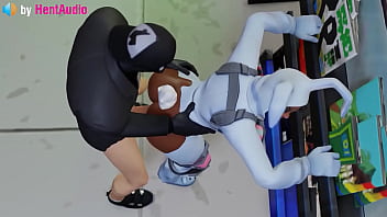 Preview 4 of Mom Bb Son - Henchman fucks Bunny Brawler vagina in standing doggystyle (Fortnite 3d animation)