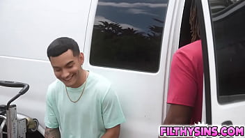 Preview 1 of Teen Gropping - Stepmom Kailani Kai lets black stud Jay Bangher fill her milf pussy up with his load