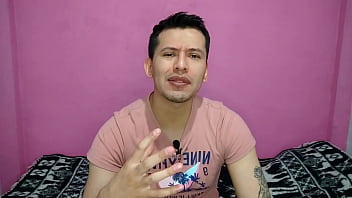 Preview 2 of Analdin Hd Com - En mi primera vez le meto mi vergota de 19cm gruesa y ancha a mi novio mientras sus papas estan en casa