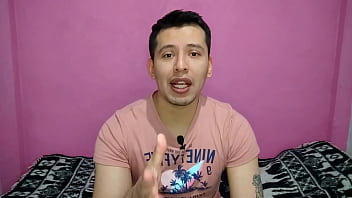 Preview 1 of Analdin Hd Com - En mi primera vez le meto mi vergota de 19cm gruesa y ancha a mi novio mientras sus papas estan en casa